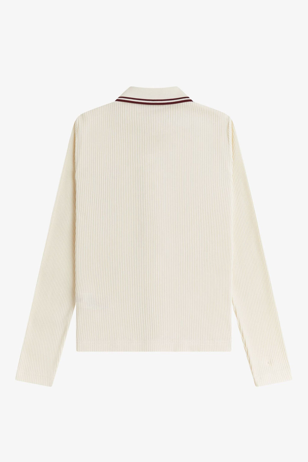 G2169 Button-Through Rib Ecru - Polo