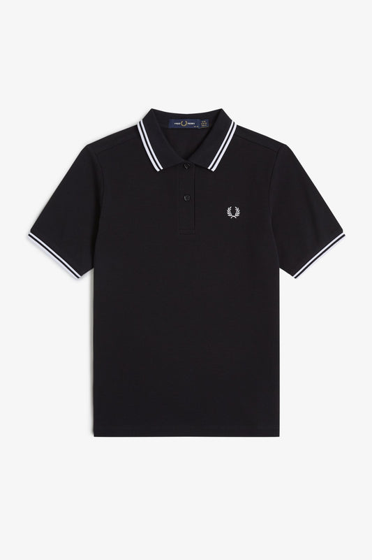 G3600 Black / White / White - Polo Shirt