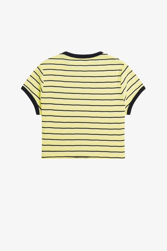 G9191 Striped Ribbed Champions Gold - T-Shirt