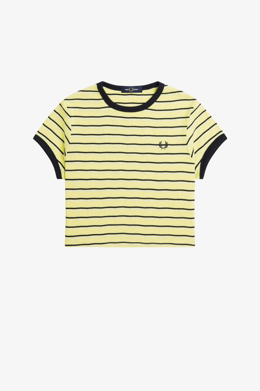 G9191 Striped Ribbed Champions Gold - T-Shirt