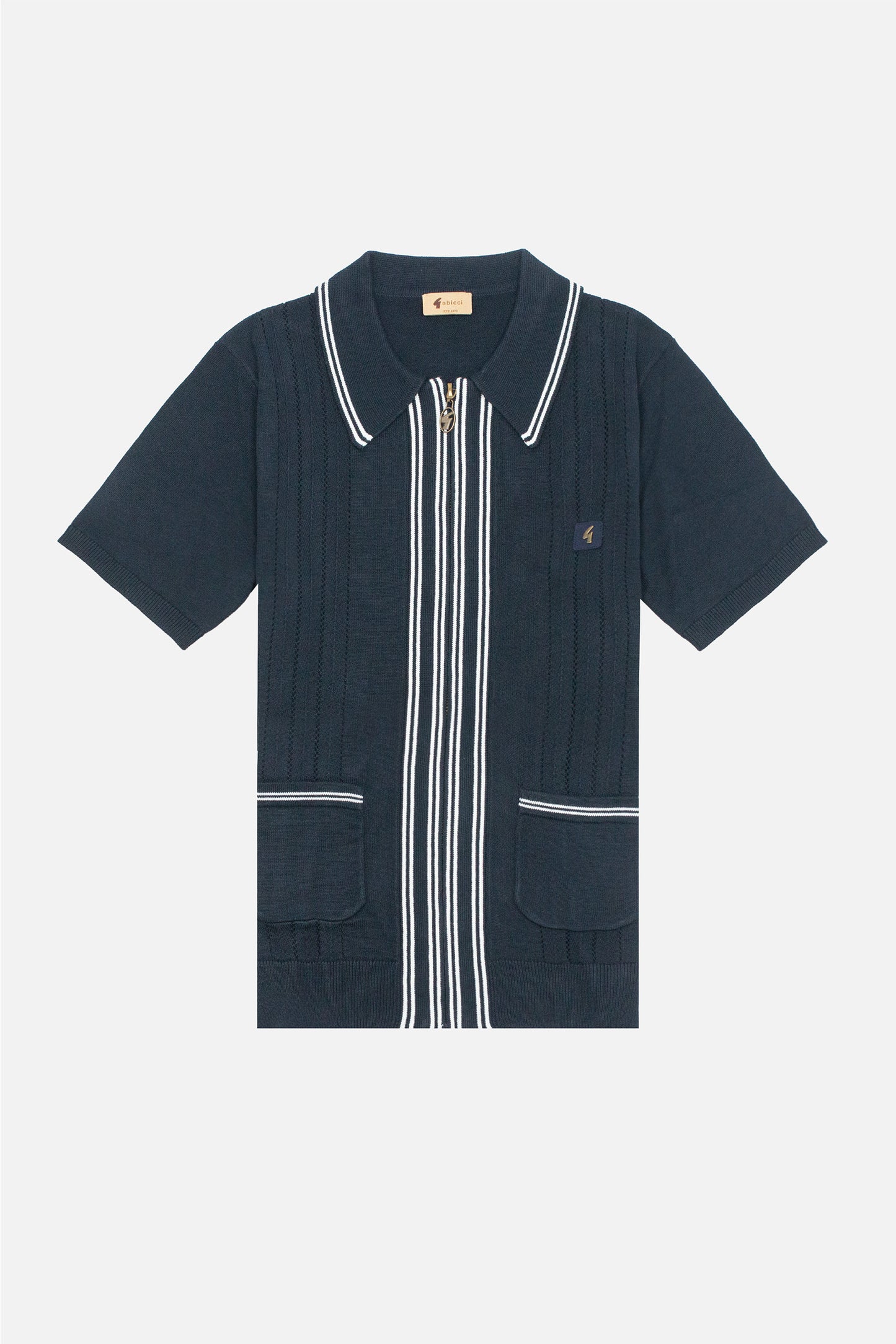 Geller Navy - Polo Knit
