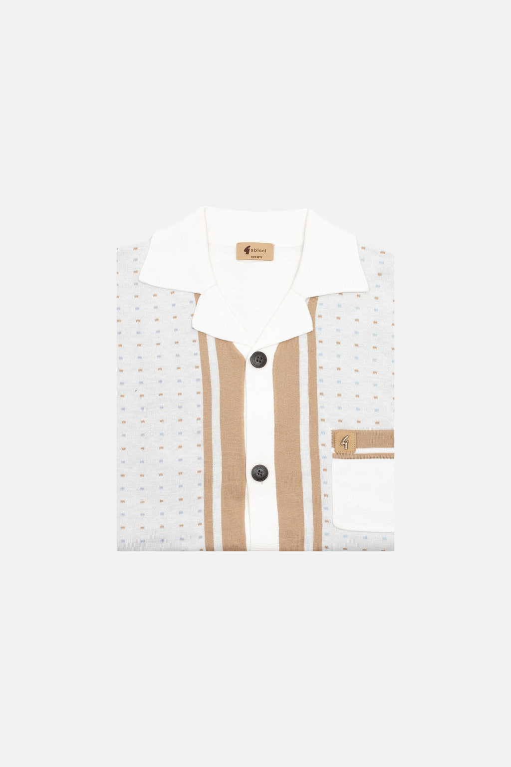 Reilly White - Polo Knit