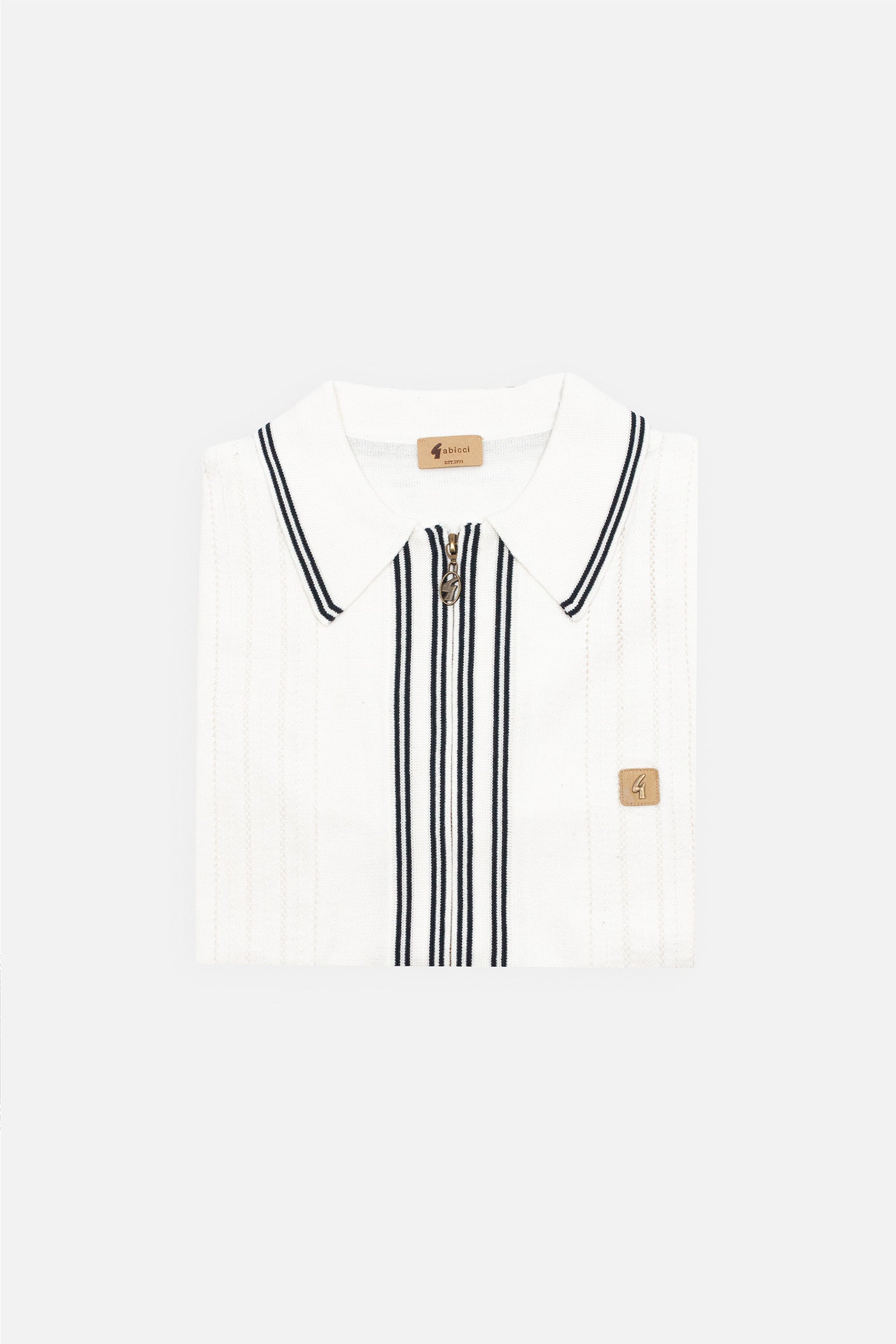 Geller White - Polo Knit