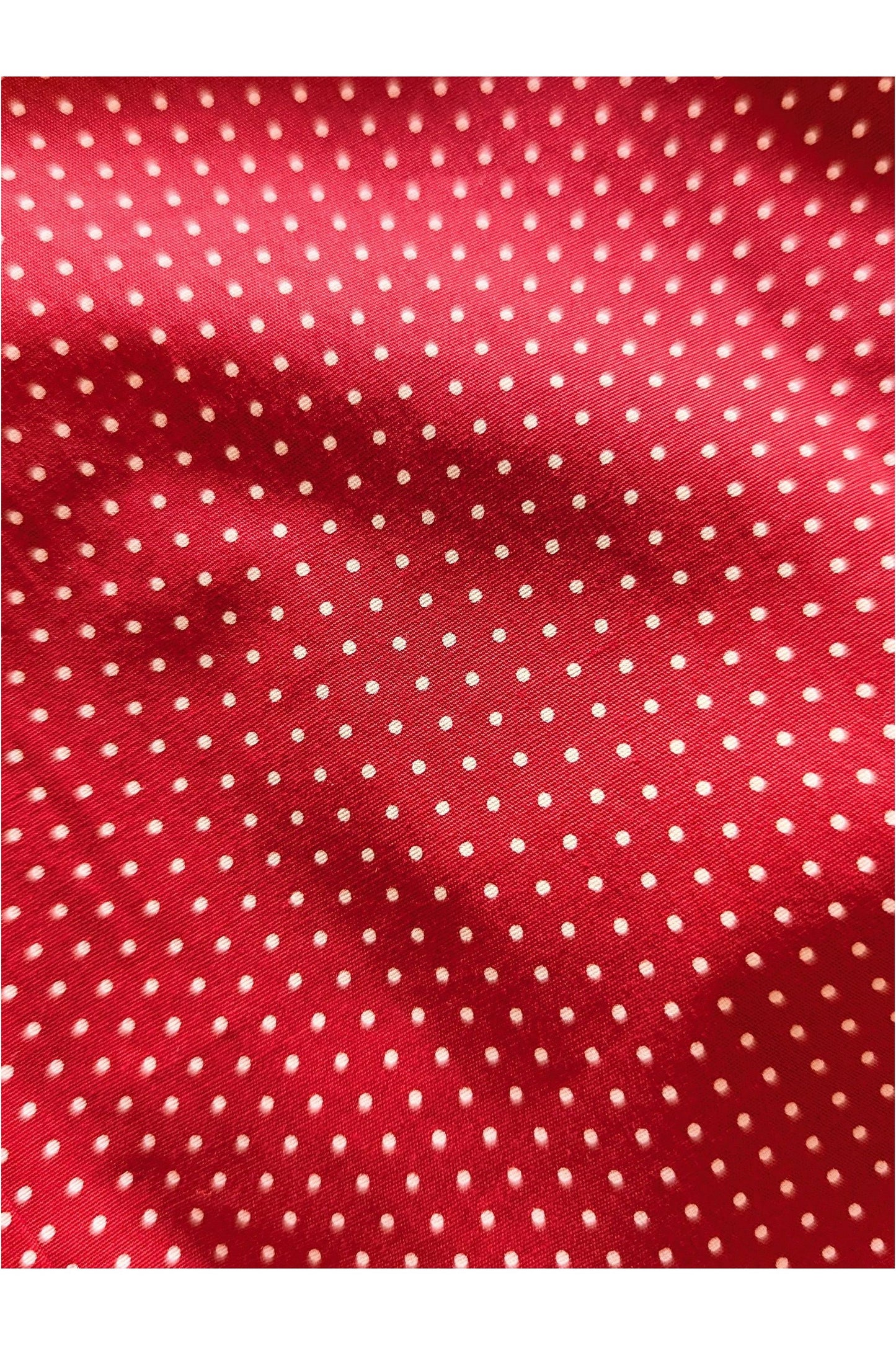 'The Lola' Cherry Red and White Pindot Beagle Collar - Shirt