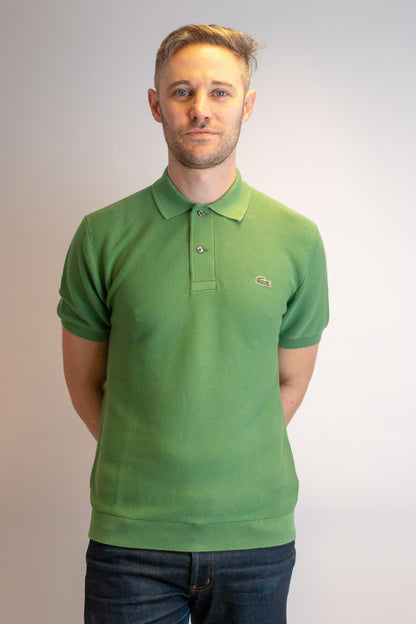 Classic Fit Knitted Lime Green - Polo