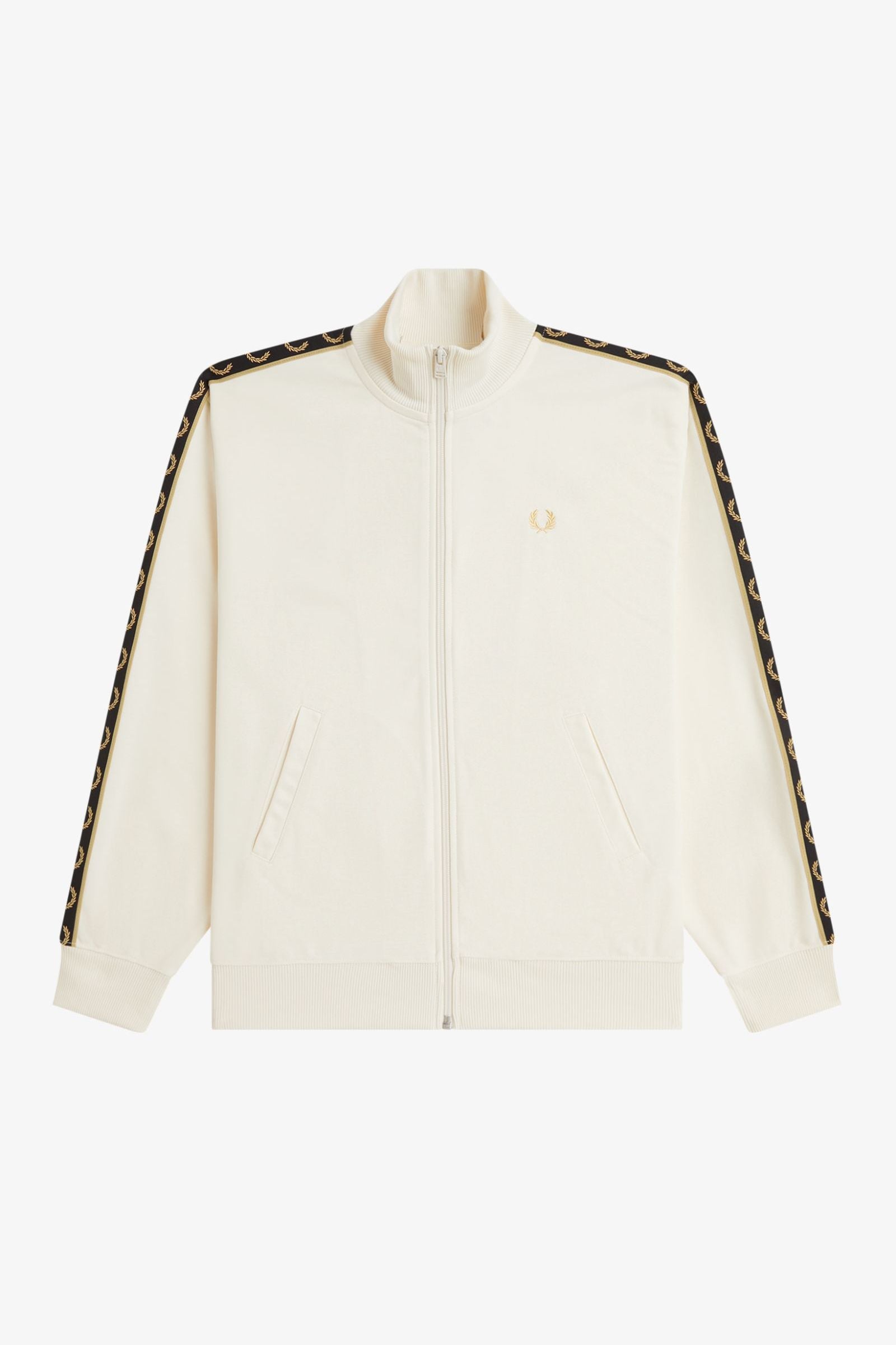J9100 Taped Sleeve Ecru - Track Jacket – The Modfather Clothing
