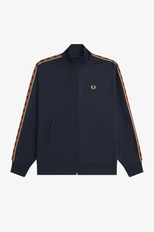 J9100 Taped Sleeve Navy - Track Jacket