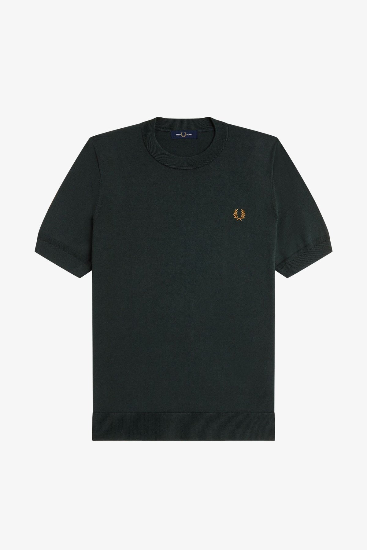 K2322 Night Green Staple - Knitted T-shirt