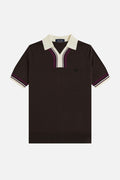 K3313 Rich Brown - Knitted T-shirt