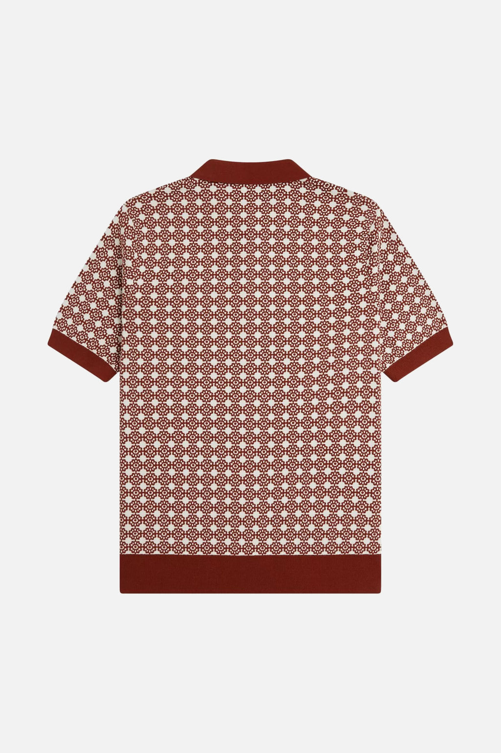 K3305 Floral Jacquard Brandy - Polo