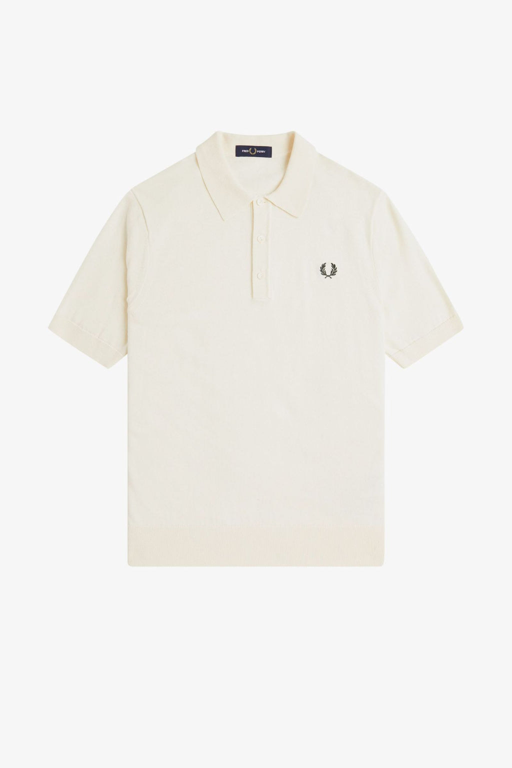 K9725 Cotton Ecru - Knitted Polo