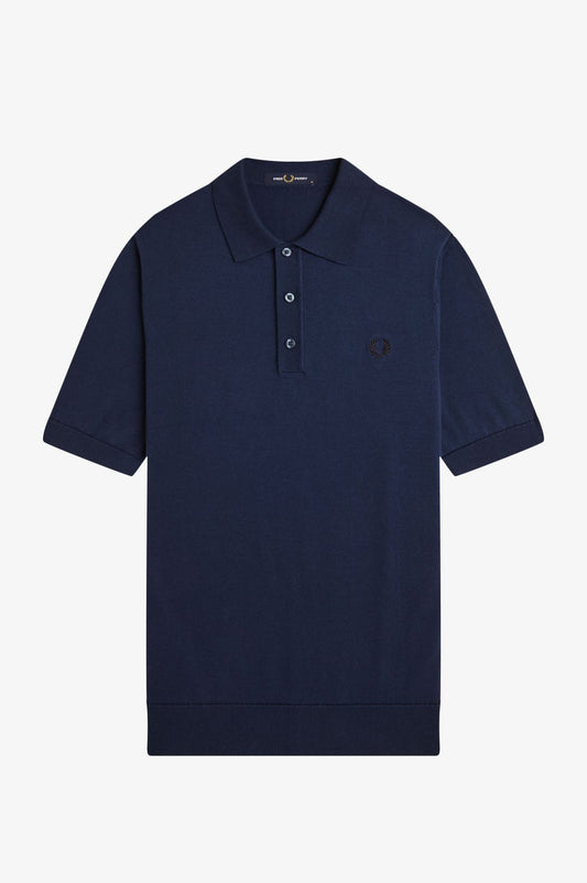 K9725 Tennis Blue Knitted Cotton - Shirt