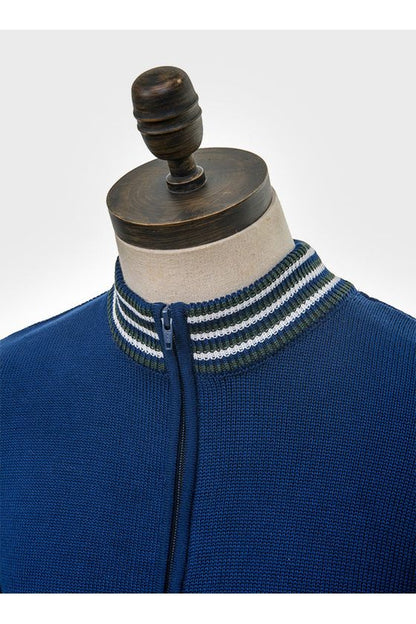 Roe Knitted Navy Blue - Cardigan