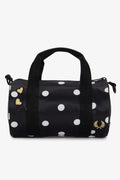 L3346 Amy Winehouse Polka Dot Black - Mini Barrel Bag