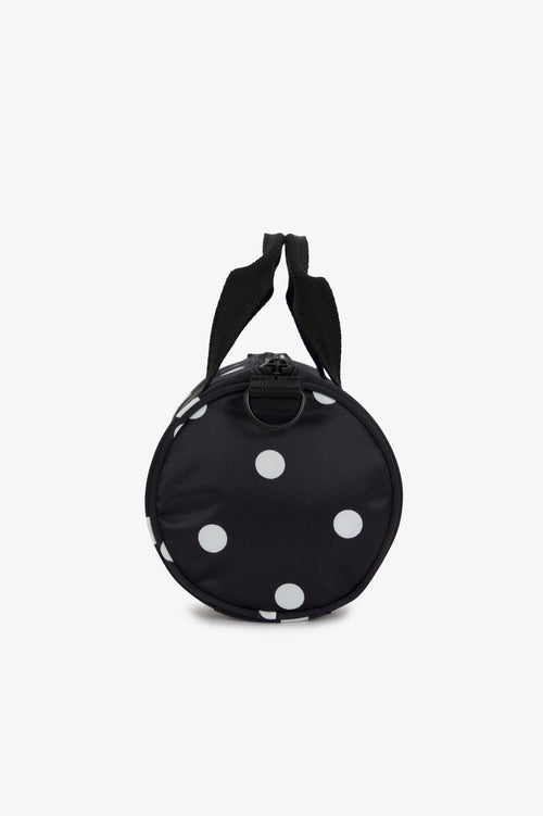 L3346 Amy Winehouse Polka Dot Black - Mini Barrel Bag