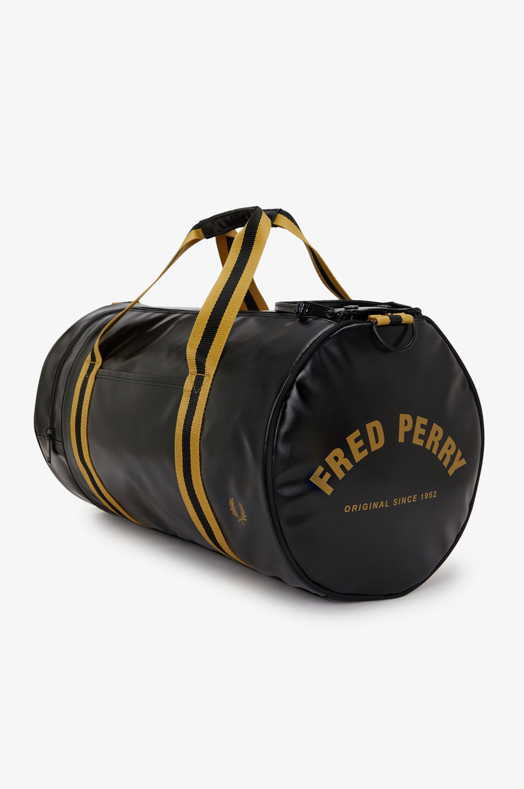 L3352 Black & Gold Classic - Barrel Bag