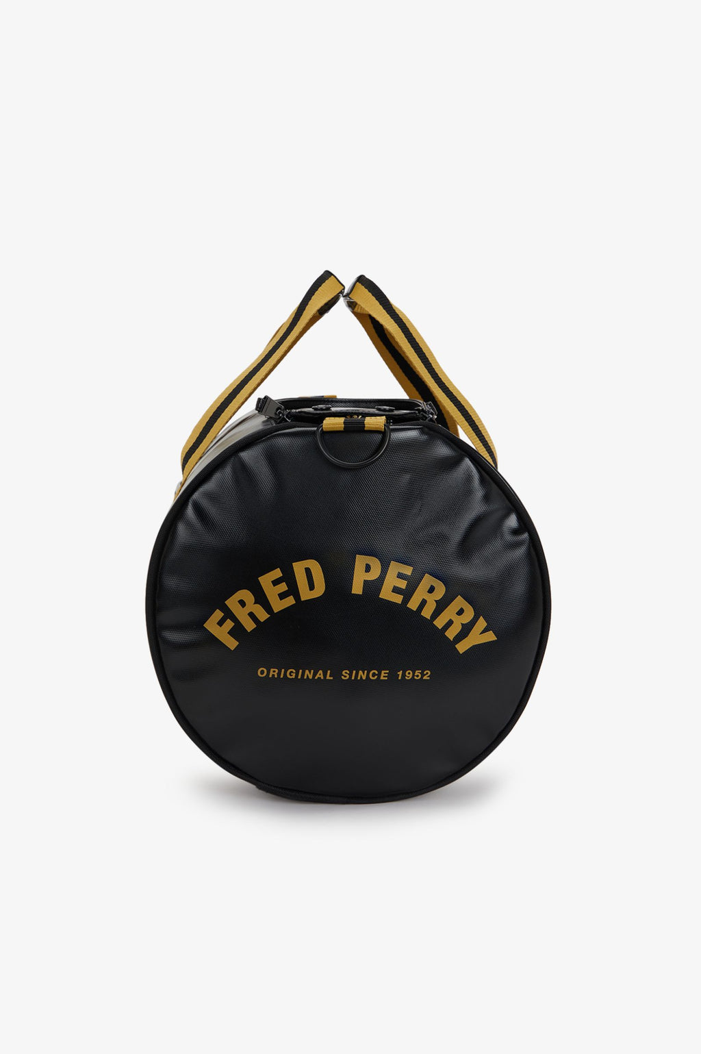 L3352 Black & Gold Classic - Barrel Bag