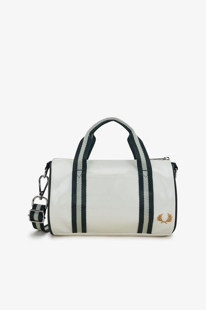L9256 Classic Ecru / Forest Green- Mini Barrel Bag