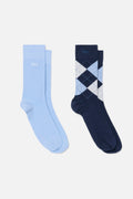 2-Pack Jacquard Navy SY5 - Socks