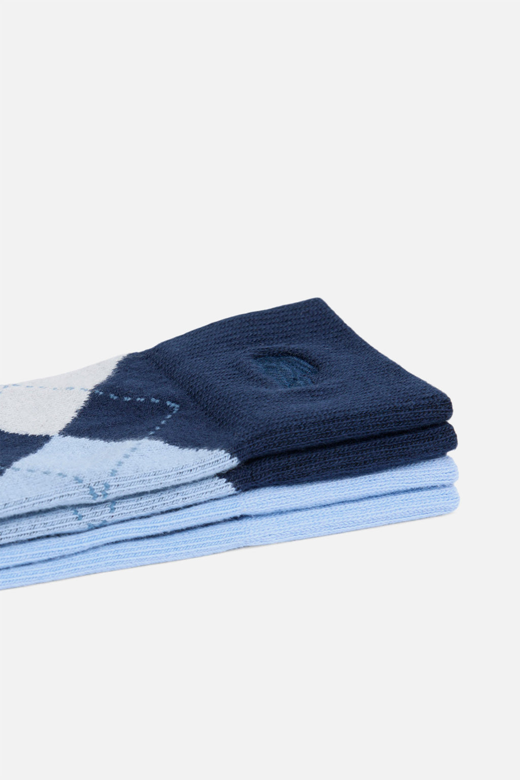 2-Pack Jacquard Navy SY5 - Socks