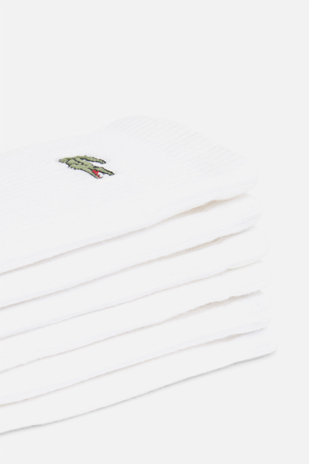 3-Pack Long Ribbed White 001 - Socks