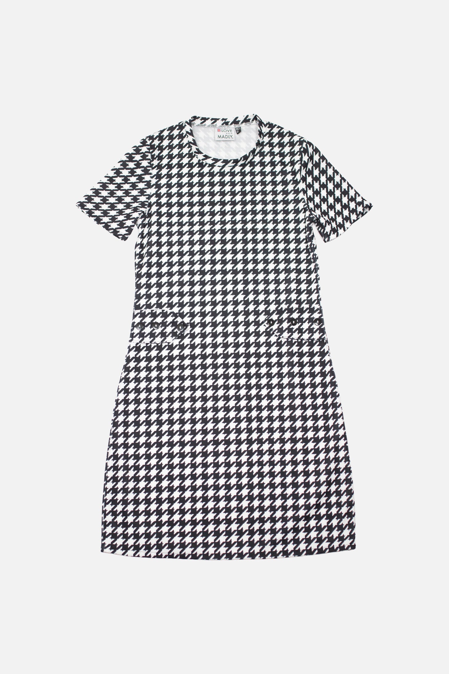 Houndstooth Pocket Detail - Dress
