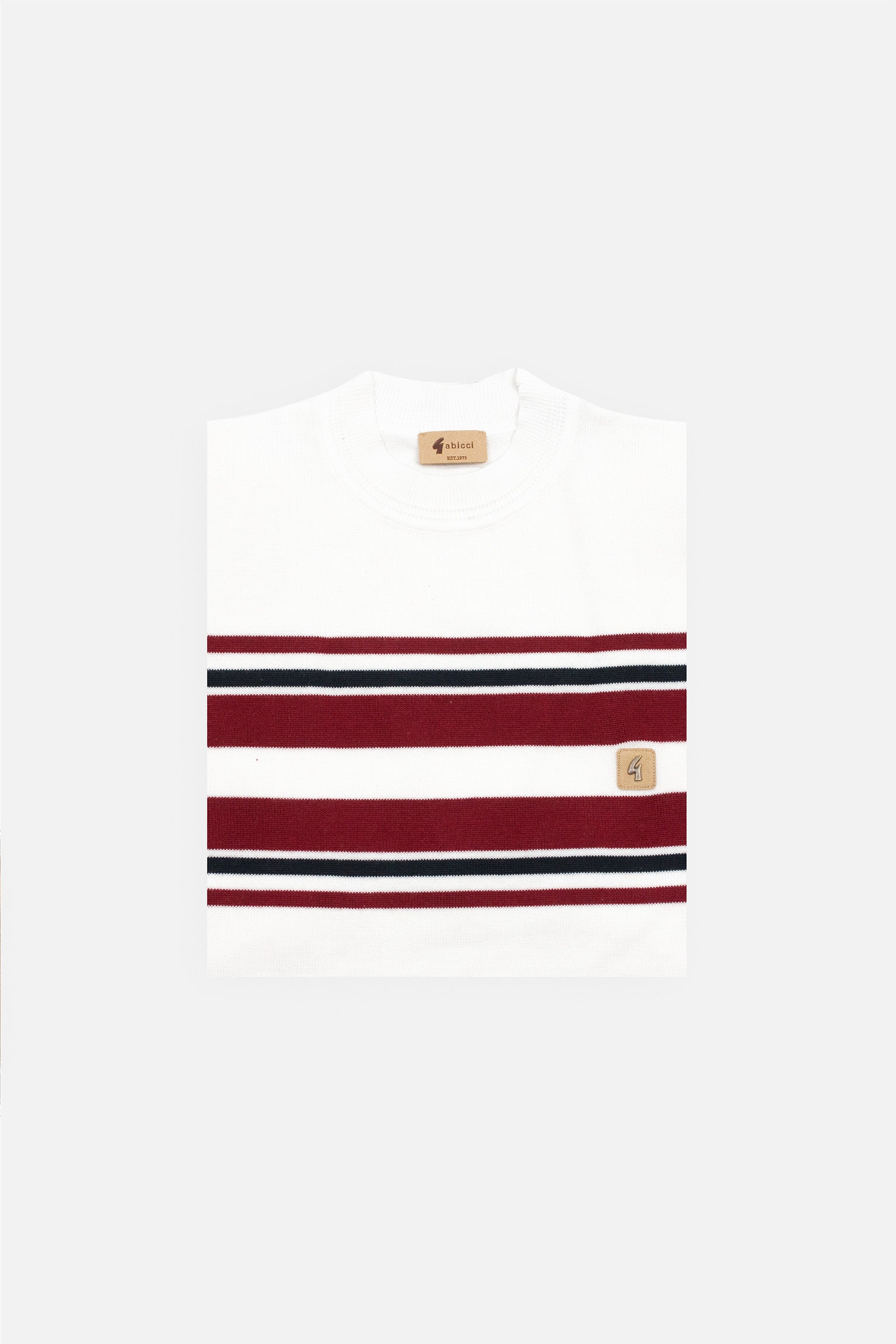 Liam White S/S - Crew Neck Knit