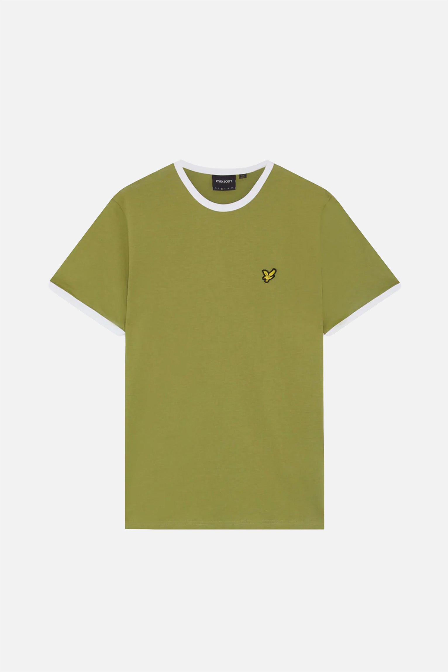 Ringer Cotton Crew Neck T-Shirt