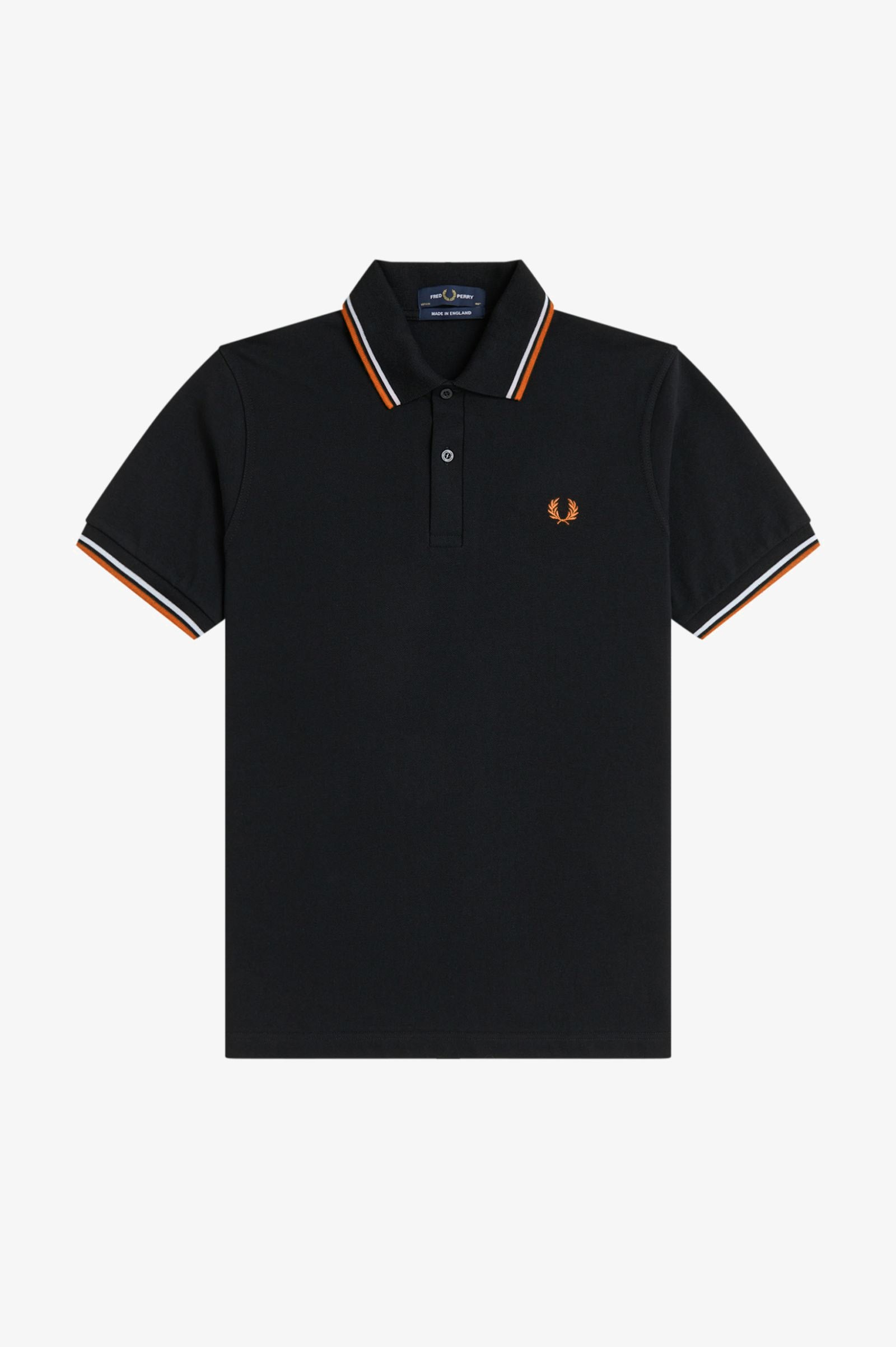 M12 Black / Orange / Ecru - Polo