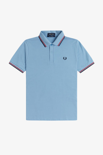 M12 Sky / Red / Navy - Polo