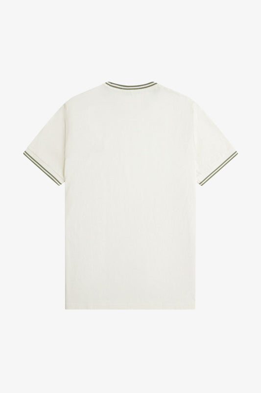 M1588 Twin Tipped Light Ecru / Olive - T-Shirt