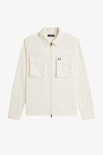 M2402 Ripstop Pocket Ecru - Overshirt