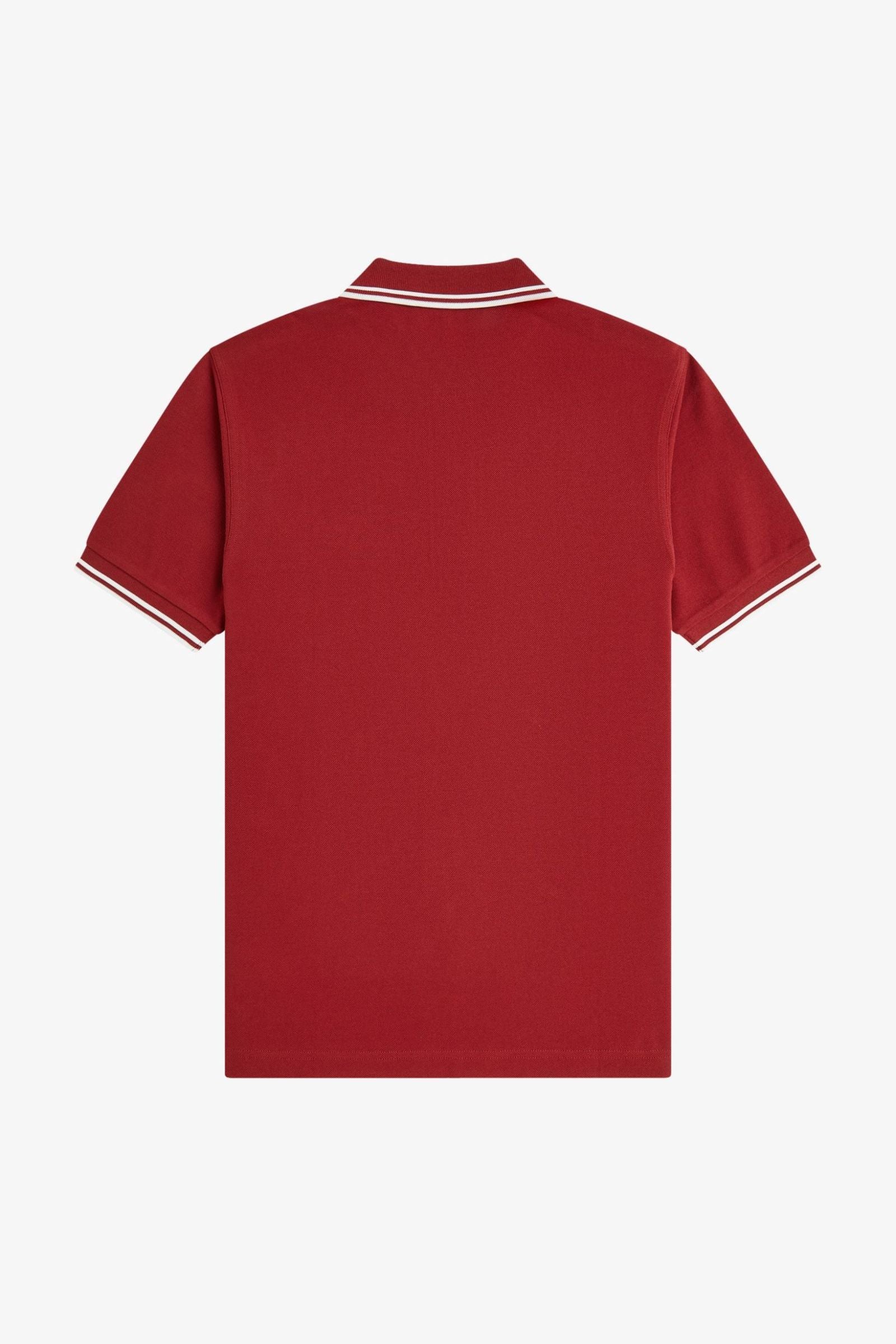 M3600 Burnt Red / Snow White - Polo