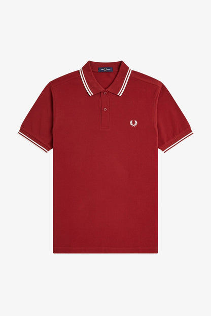 M3600 Burnt Red / Snow White - Polo