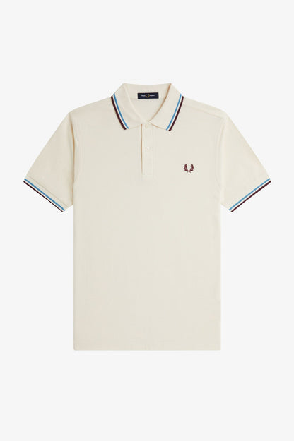 M3600 Twin Tipped Ecru/Court Blue/Oxblood  - Polo
