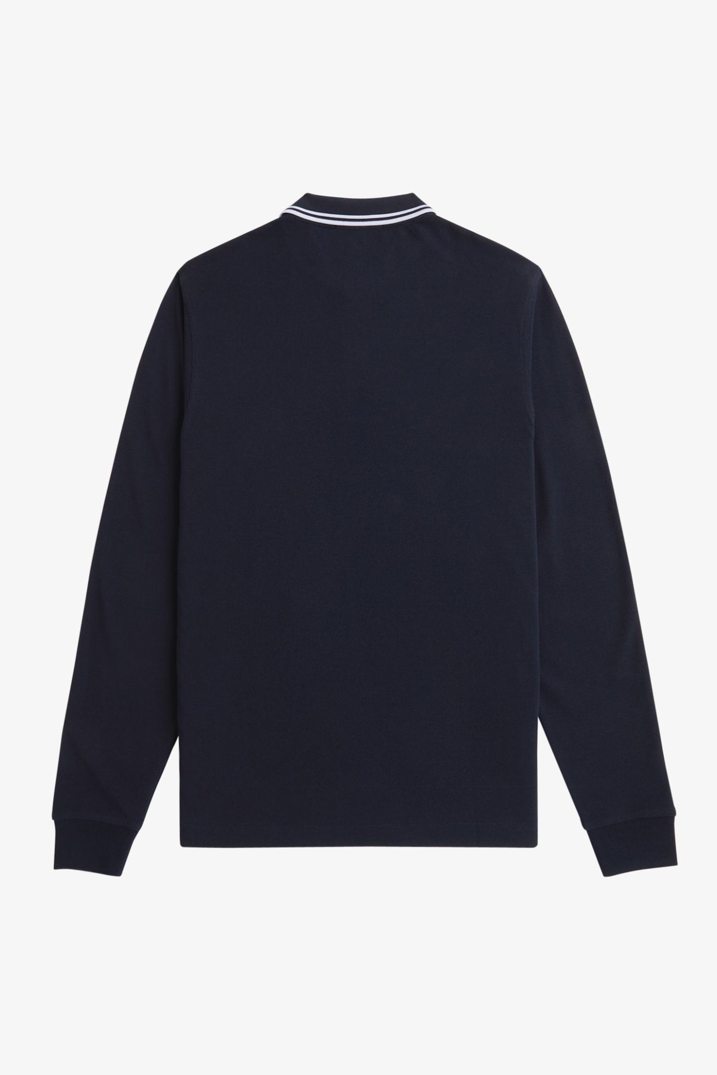 M3636 Navy / White - L/S Polo
