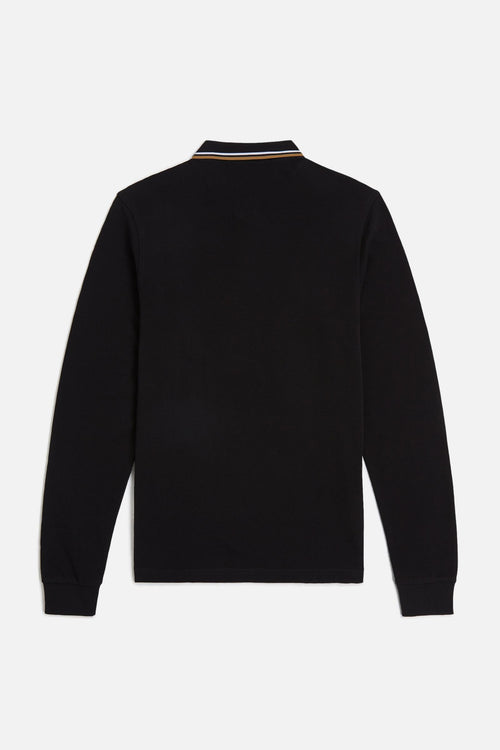 M3636 Black - L/S Polo