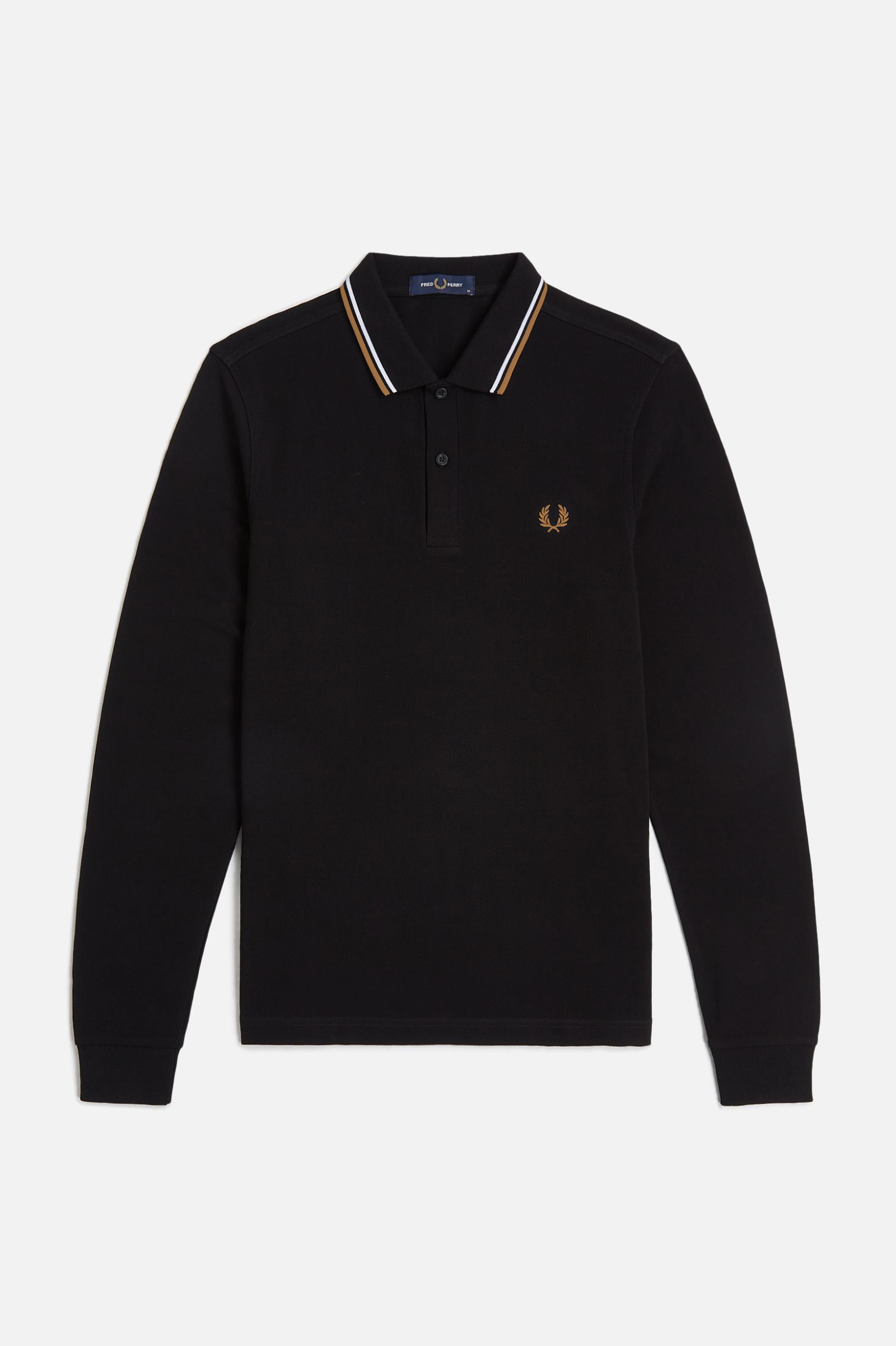 M3636 Black - L/S Polo