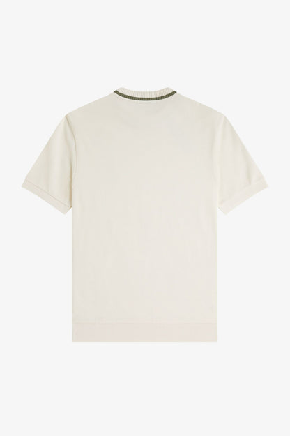 M7 Light Ecru Crew Neck Piqué - T-Shirt