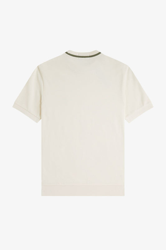 M7 Light Ecru Crew Neck Piqué - T-Shirt
