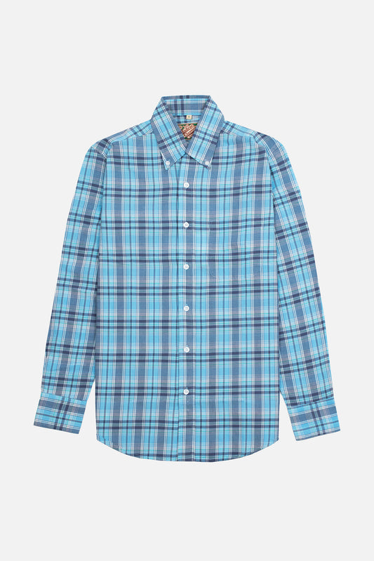 Dizzy Madras Summer Sky Blue/White/Navy Check - Shirt