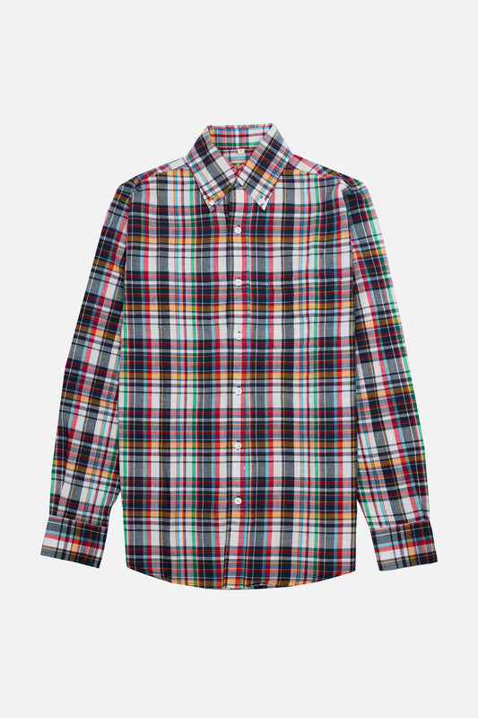 Jenkins Madras Ivy Summer Multi Check - Shirt