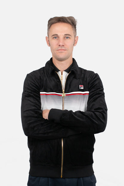 Malakai Stripe Velour - Track Top
