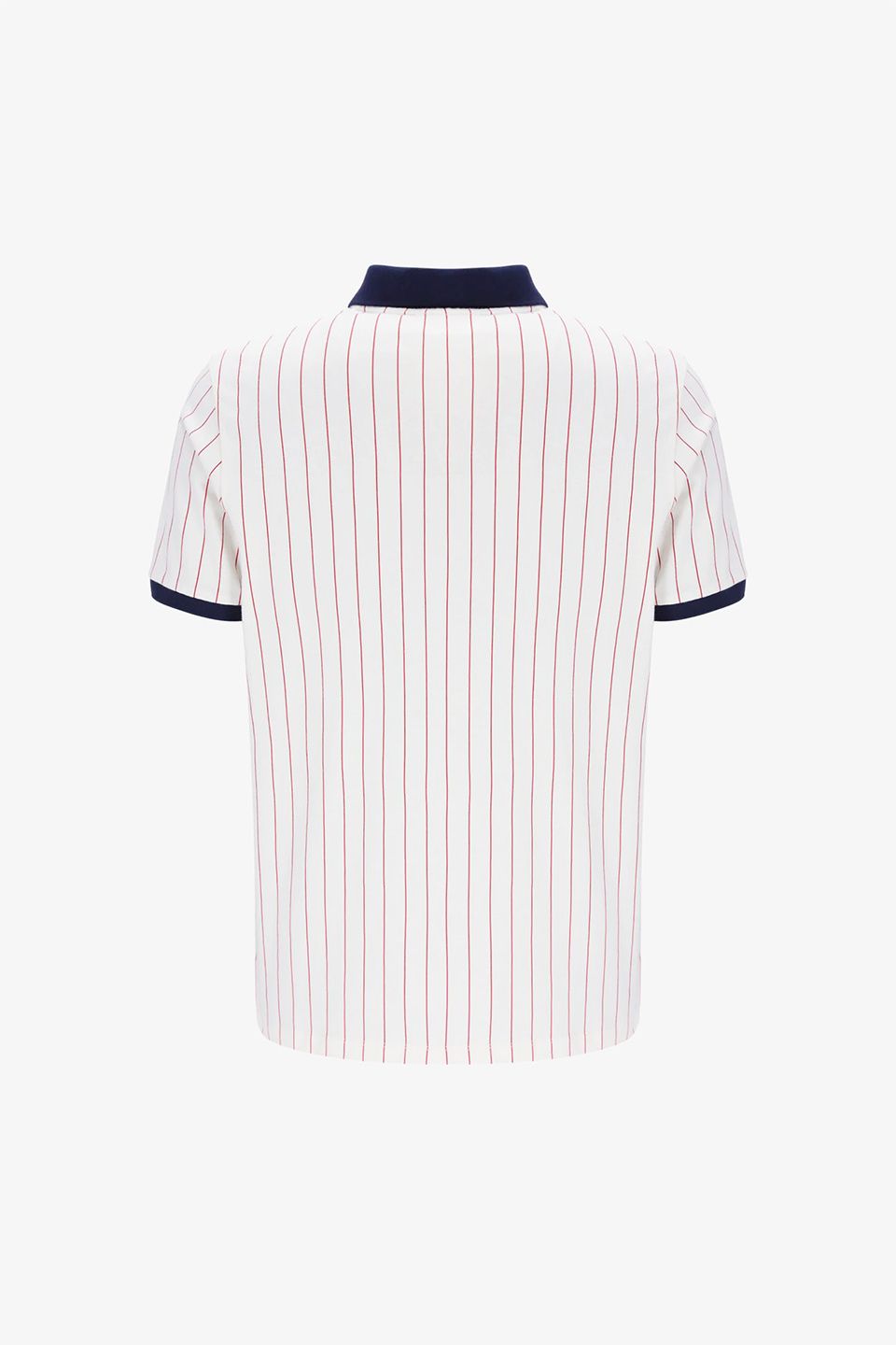 BB1 Classic Vintage Striped 100 White / Navy / Red - Polo