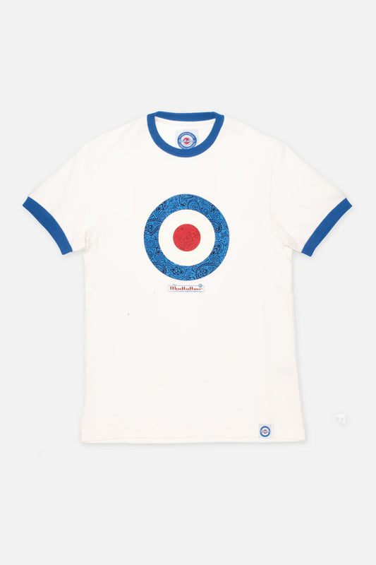 Paisley Target Ecru MF2227 - T-Shirt