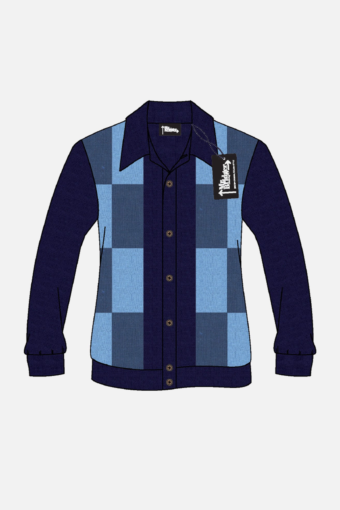 Crown Navy - Polo Knit
