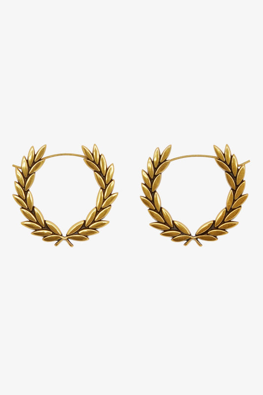 MS4716 Laurel Wreath Gold - Earrings
