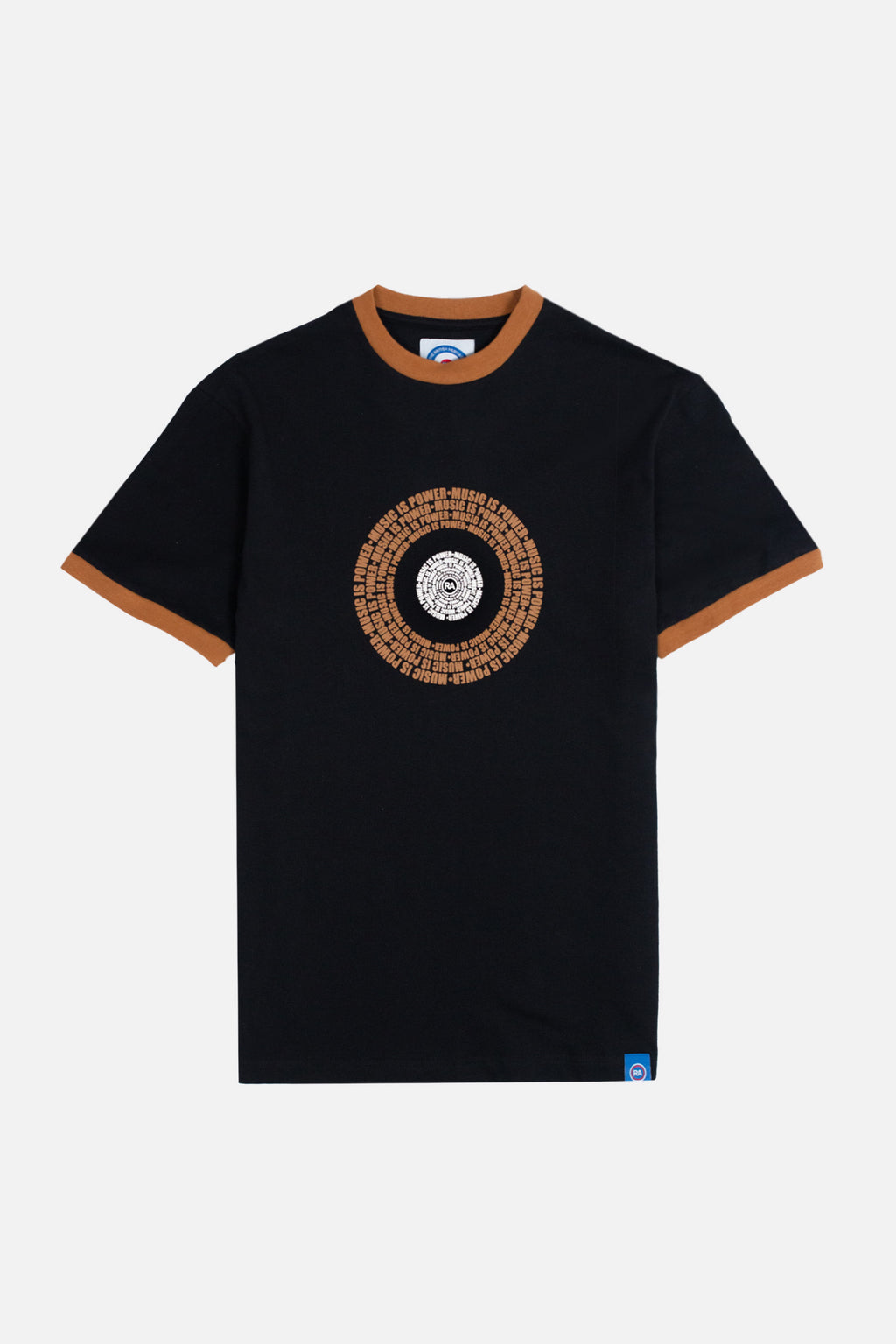 Music Is Power Target Black - T-Shirt