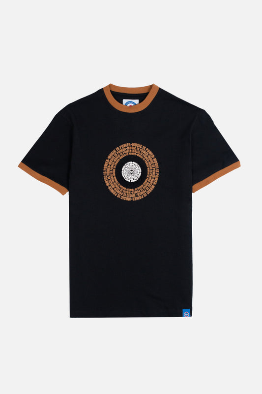 Music Is Power Target Black - T-Shirt