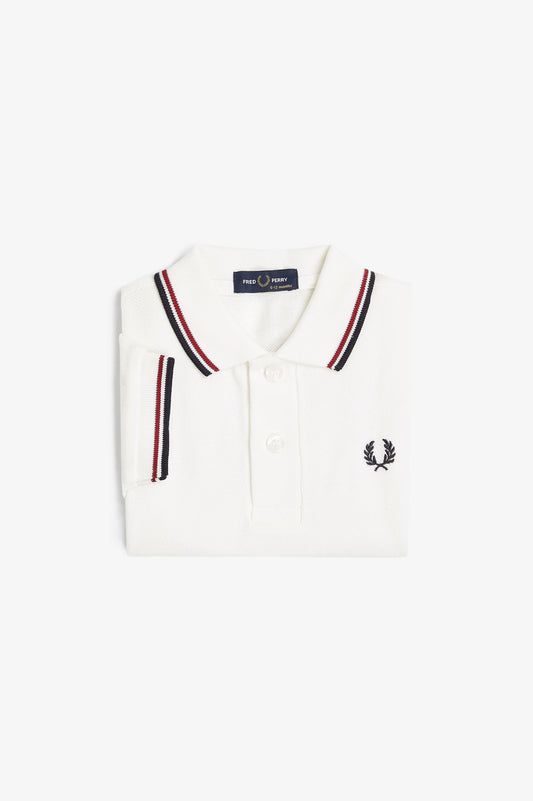 SY1225 Kids “My First Fred Perry” White Twin Tipped - Polo Shirt